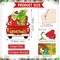 Christmas Door Hanging Sign Decorations, Merry Grinchmas Truck Wreath for Front Door, Wooden Door Signs of a Christmas Tree with a Dog Porch Wall Indoor Outdoor Holiday Decorations